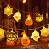 Halloween pumpkin skull lantern yv31783