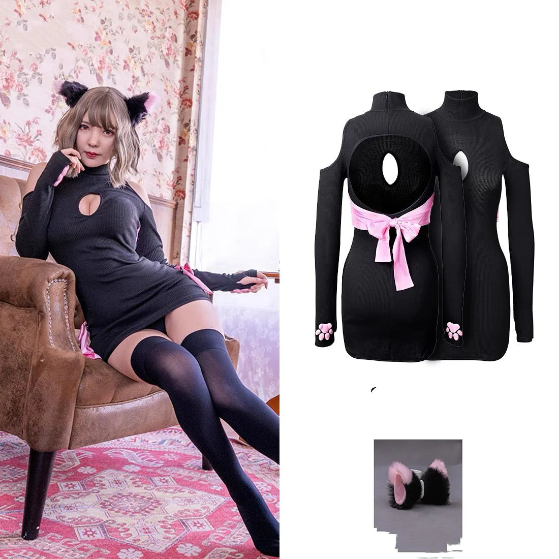 Cat Girl Backless Dress  YV50255