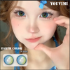 Blue-green gradient contact lenses (two pieces) yv50427
