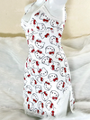 White Strappy Lace Dress yv53726