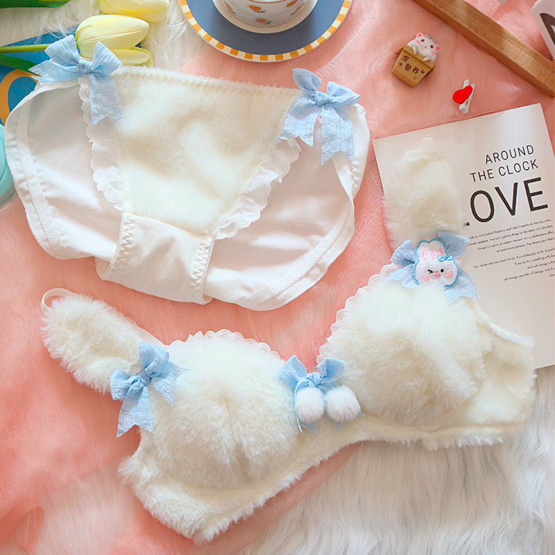 Cute plush bunny underwear set yv31805