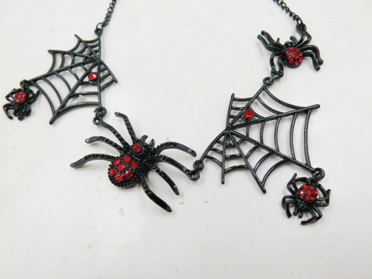 Halloween spider necklace yv31772