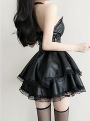 Lace coat wrap bustier skirt  YV50163