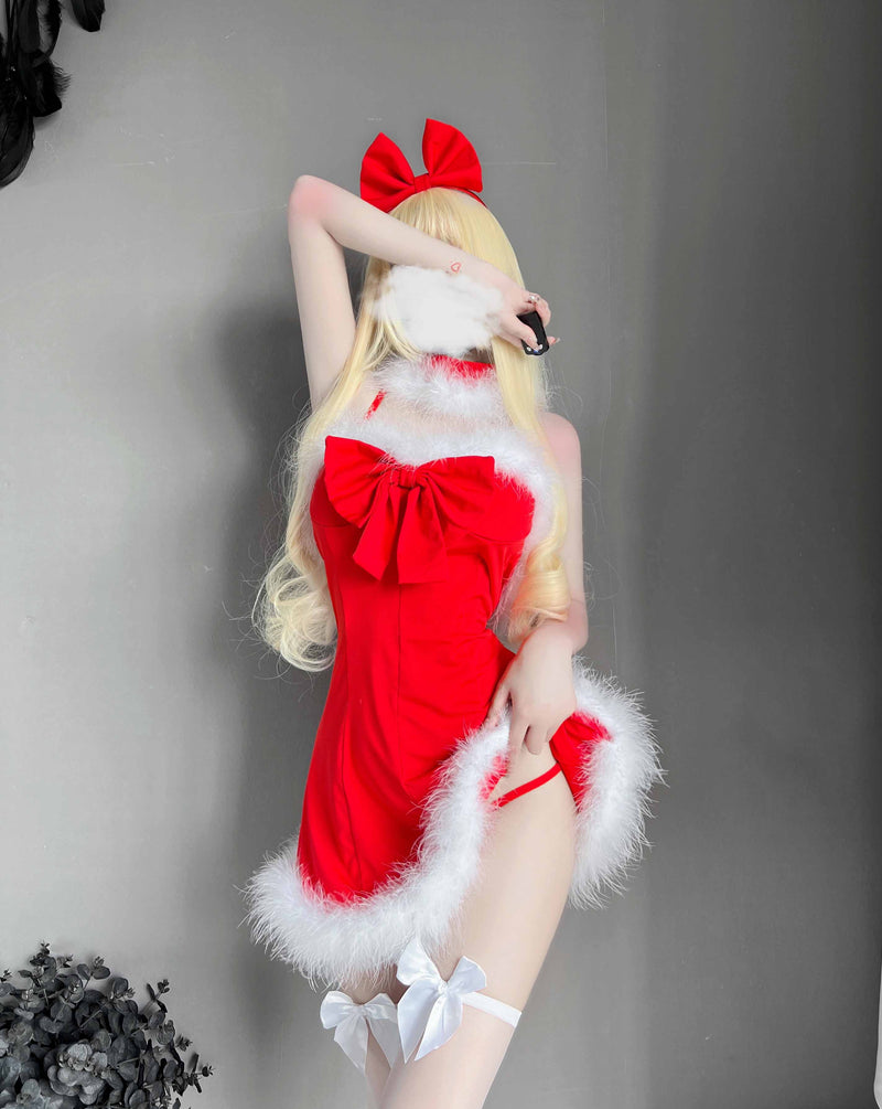 Bow bunny strap dress YV47168