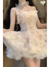 Floral Princess Fluffy Dress yv31586