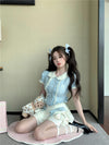 Cute and Sweet Blue Bowknot Set YV50054