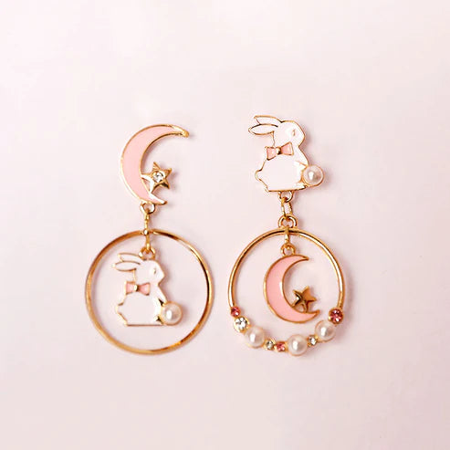 Moon Rabbit Earrings yv32003