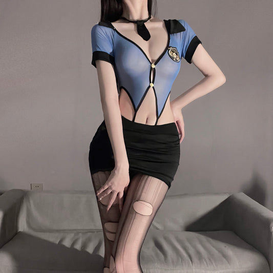 Policewoman cosplay uniform yv50273