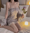 Padded suspender nightgown   yv50236
