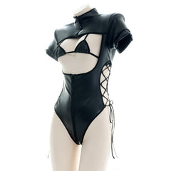 Open chest one piece suit YV50247