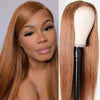 Lace middle parted long straight wig yv32058