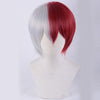 Red and white style cosplay wig YV47355