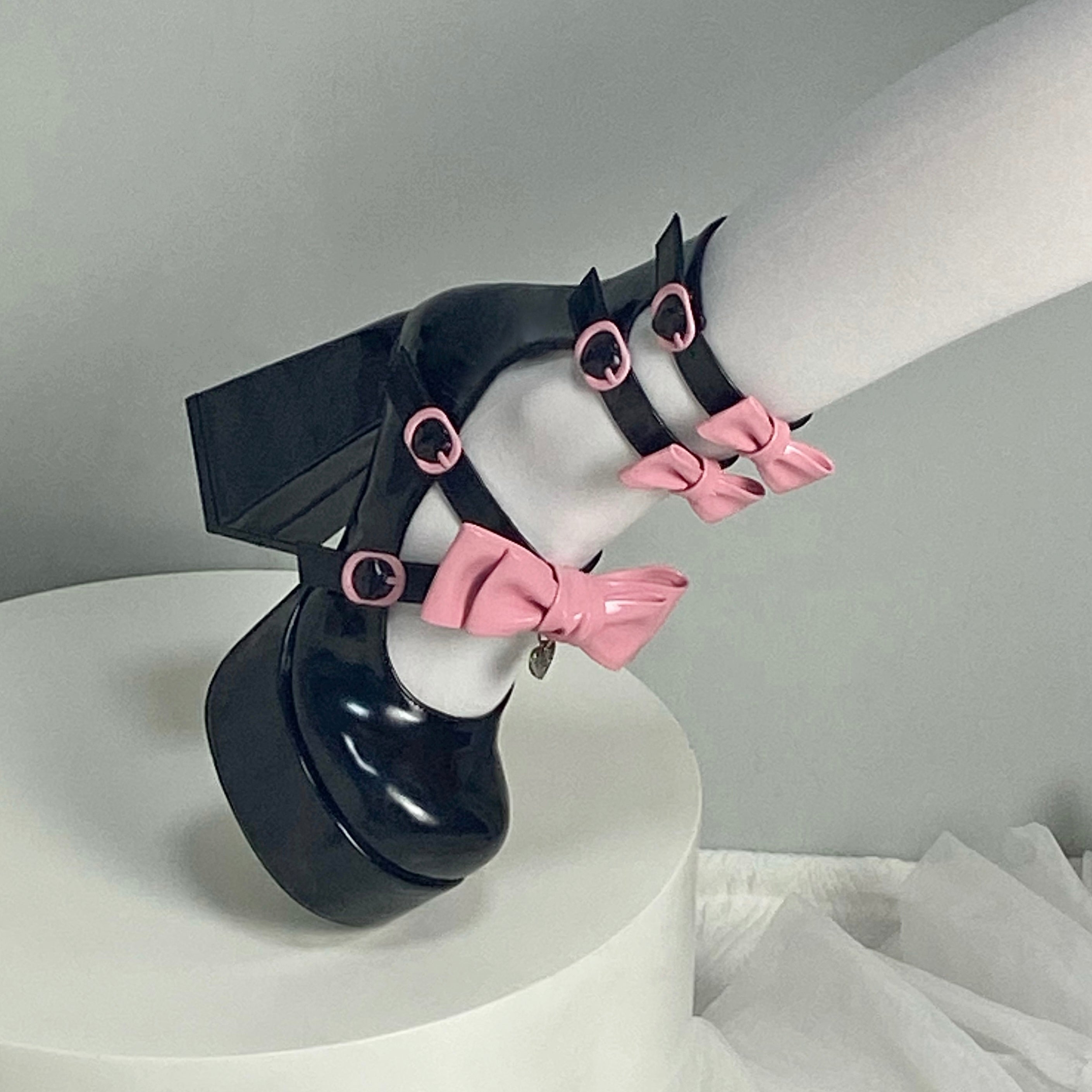 Lolita bow high heels yv31543