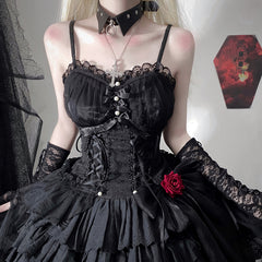 lolita rose jsk suspender dress yv31665