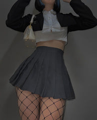 review for Japanese JK pleated skirt yv30661