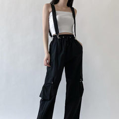 Fashion cool black pants yv43331