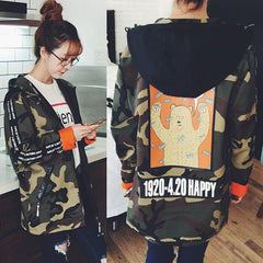 harajuku autumn camouflage jacket coat YV2321