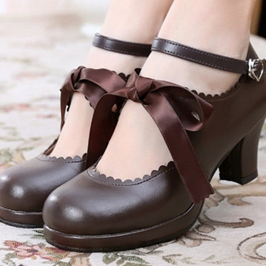 Lolita Bow Shoes (Size 41) yv0206