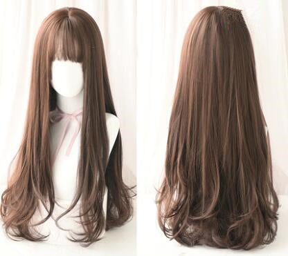 Harajuku Gentle Blue Curly Wig YV44534