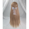 Fashion gold long straight wig yv43305