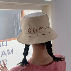 Fashion cute cat pattern fisherman hat yv43270