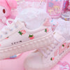 Japanese style cute strawberry shoes yv43206