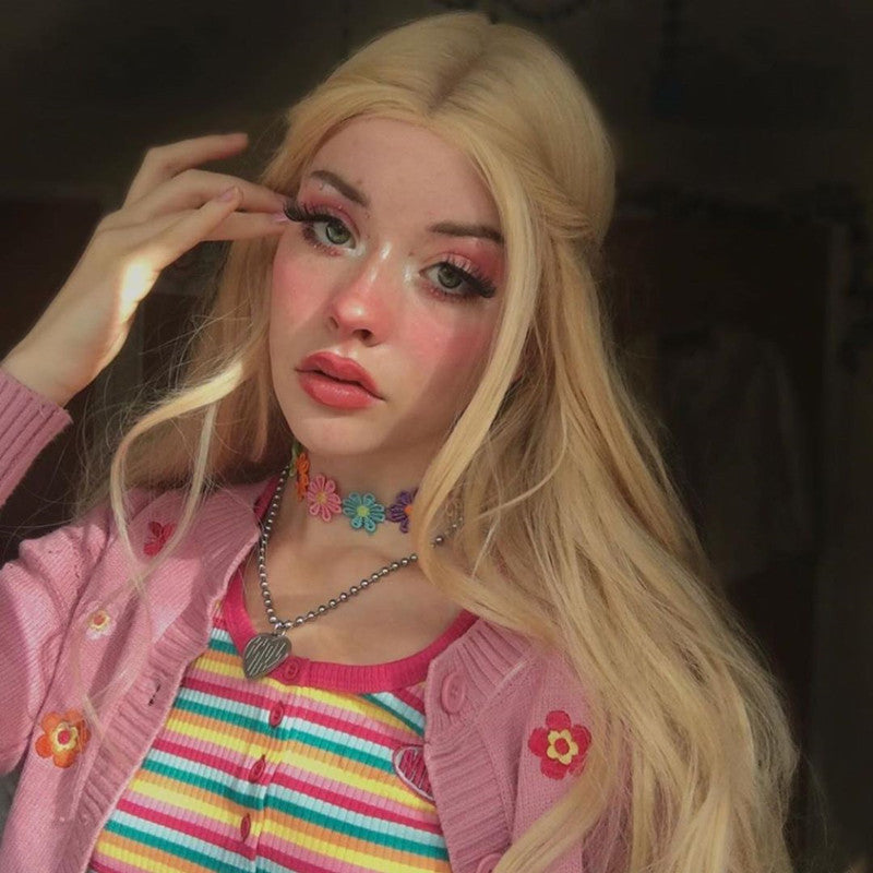 Review for lolita harajuku rainbow wig yv42092