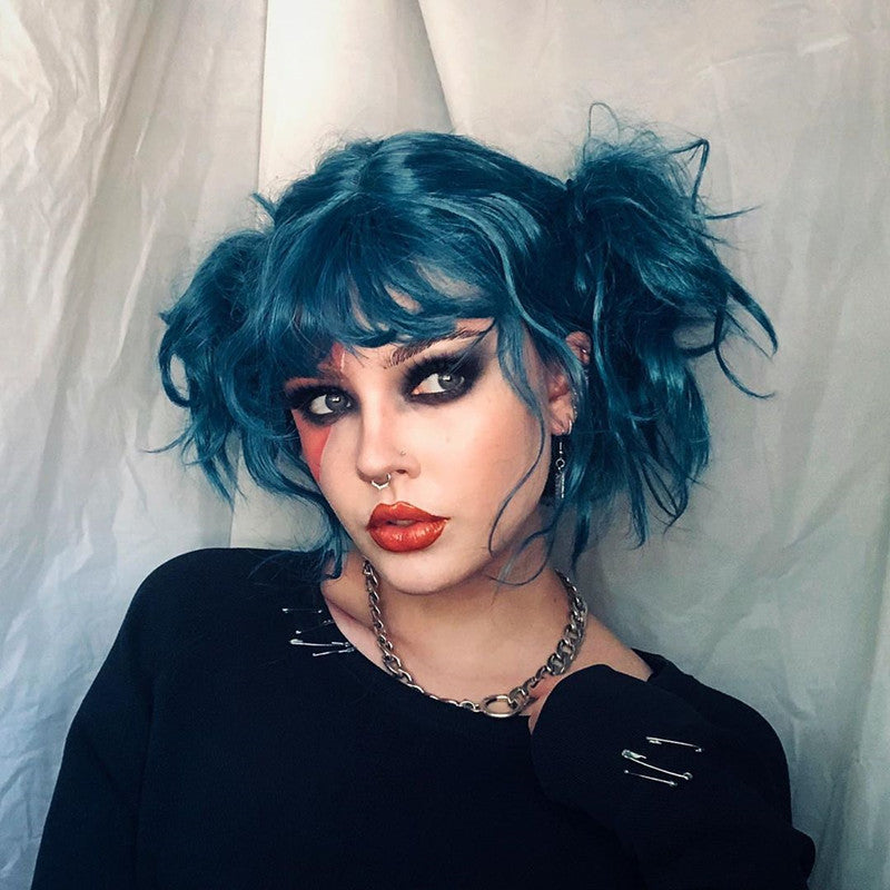 Review for Gothic blue green wig YV41082 main image 1