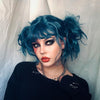 Review from Gothic blue green wig YV41082