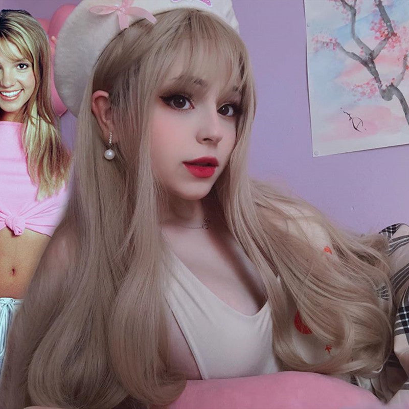 Review for Golden Lolita Long Roll Wig Yv42601