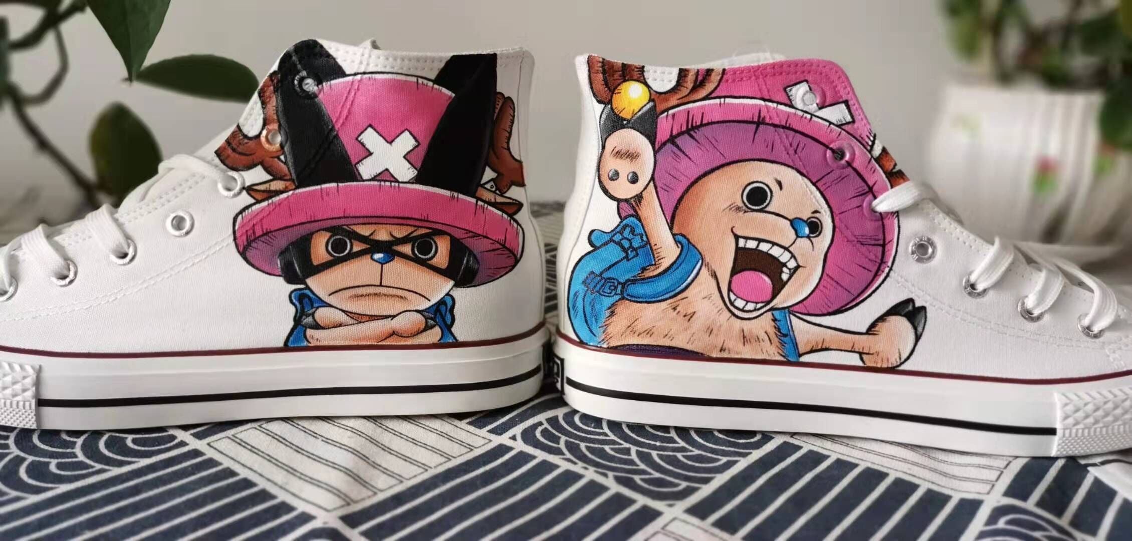 Youvimi  One Piece Choba Handmade Painting Shoes YV42718