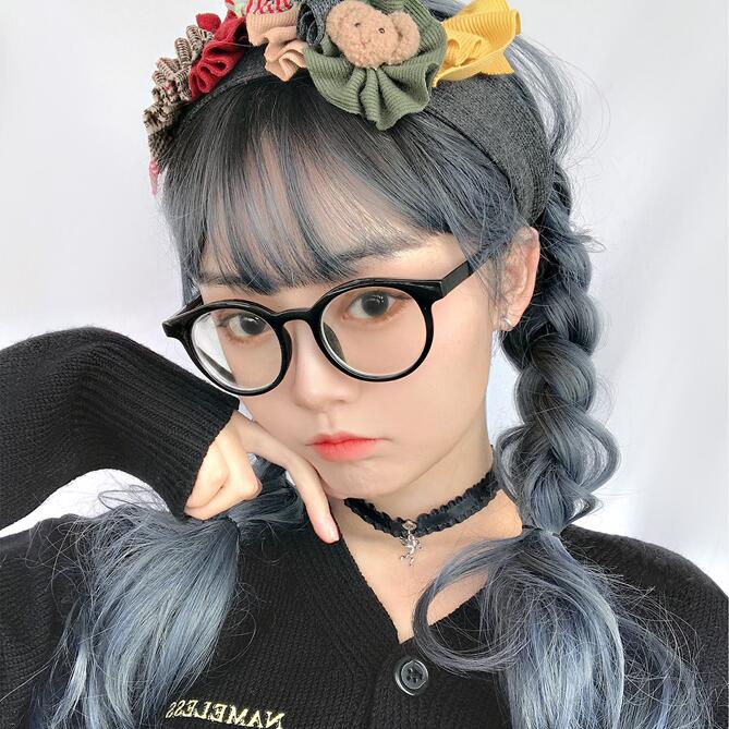 Review for Harajuku black mixed pink long wig yv43601 main image 0