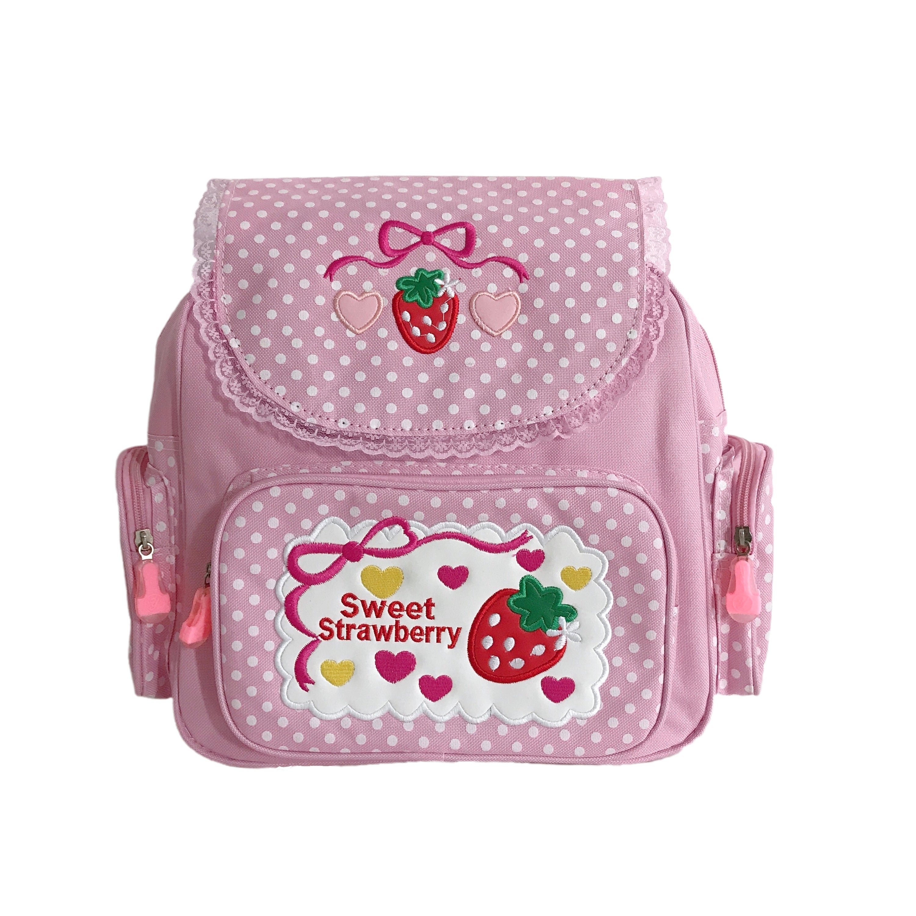 Japanese style ulzzang strawberry backpack yv43088