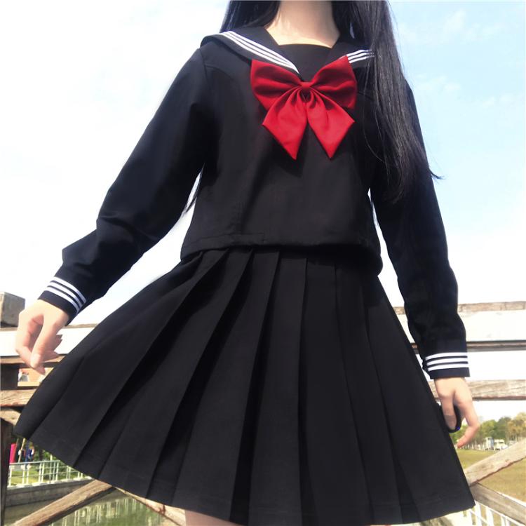 Japanese style dark JK uniform yv43090