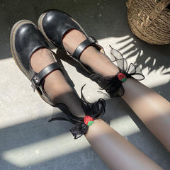 Japanese style lolita strawberry socks yv43091