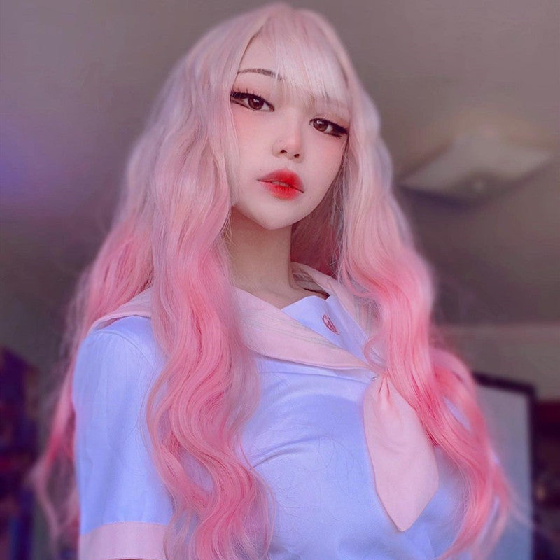 REVIEW FOR Youvimi pastel Lolita Grey Pink Wig YV42741