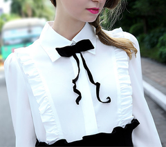 A long sleeve Sweet bow  dress  YV5045