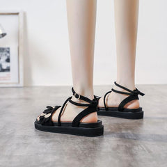 Fashion summer black sandals yv43125
