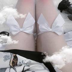 Cute bow transparent stockings YV43352