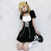 Japanese puff sleeve dress yv43244