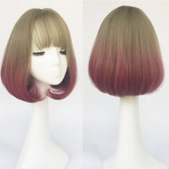 Fashion bobo head gradient wig yv43102
