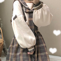 Japanese cute suspender skirt suit YV43359