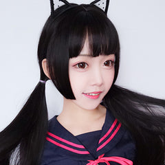 Japanese cos princess cut bangs wig YV42747