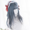 Harajuku blue-gray gradient long curly wig YV43577