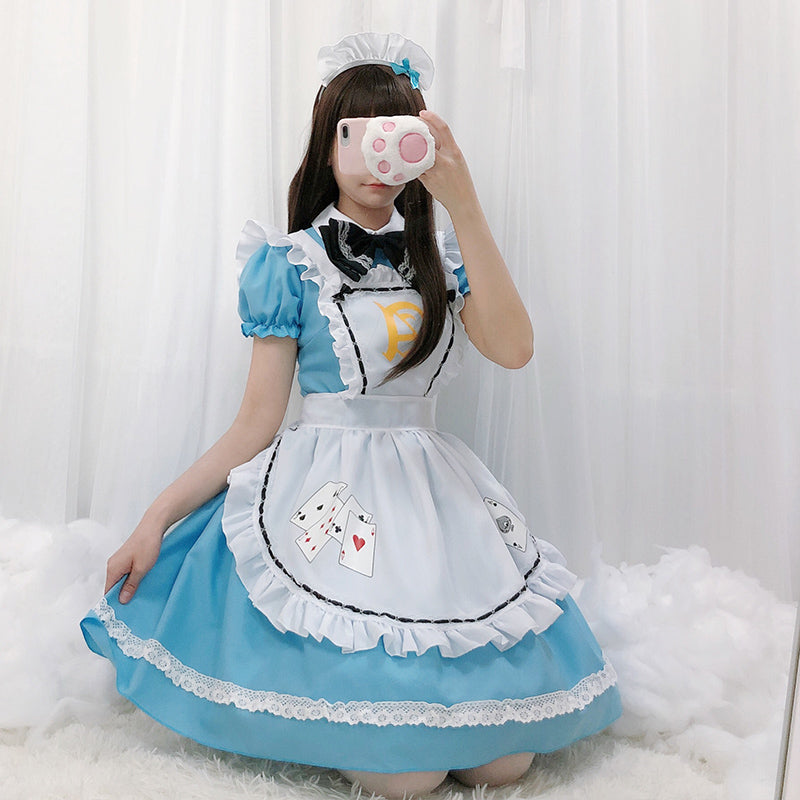 Lolita maid cosplay dress suit YV43625