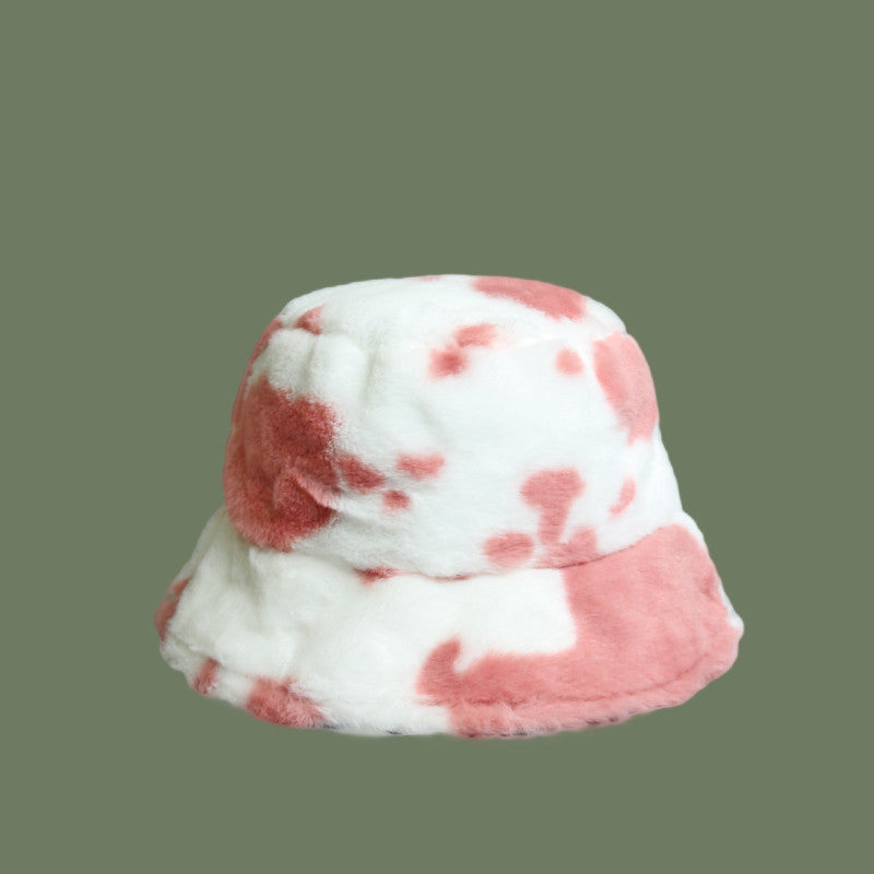 Cute color matching fisherman hat YV43683