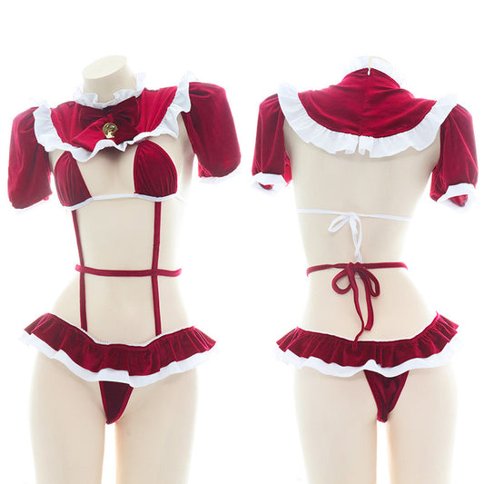 Christmas maid pajamas set yv30474