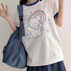 Summer series cute T-shirt yv43145