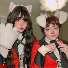 Review for Cute cosplay cat four piece set yv42229