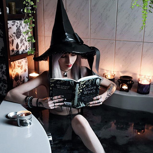 Review for Lolita halloween cos witch hat yv40638